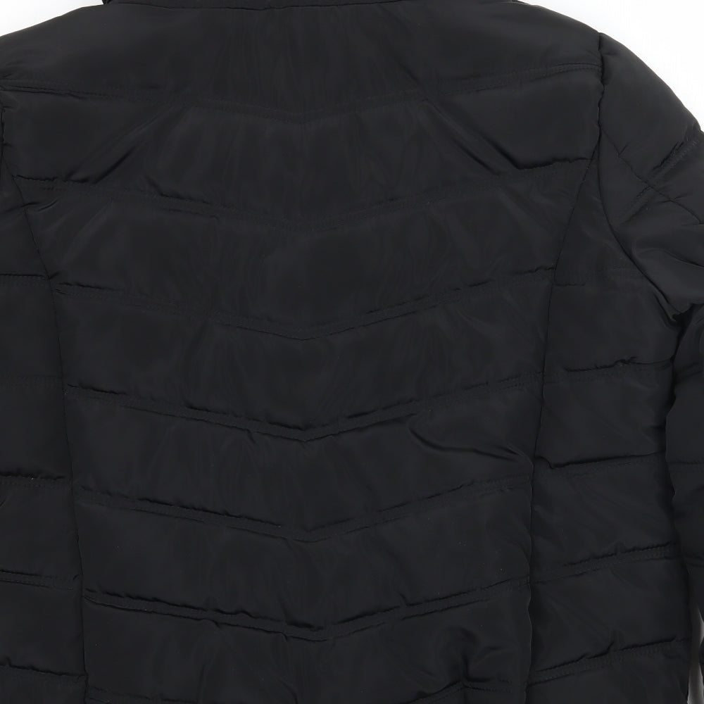 Wallis Womens Black   Jacket Coat Size L