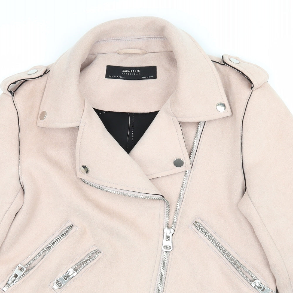 Zara Womens Pink   Jacket Coat Size S