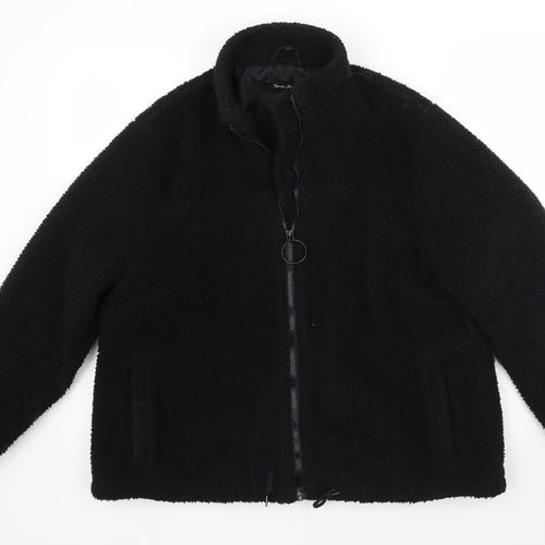Simply Be Womens Black   Jacket Coat Size L