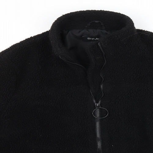 Simply Be Womens Black   Jacket Coat Size L