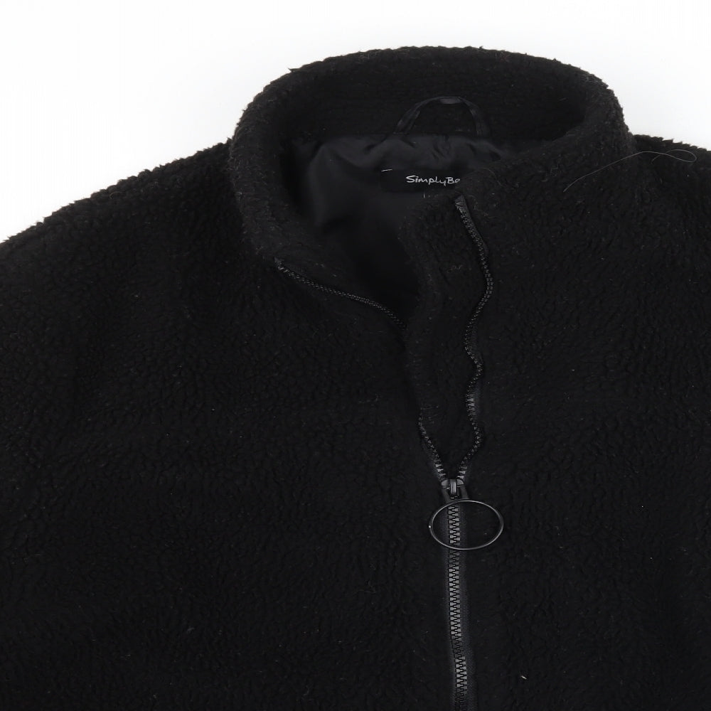 Simply Be Womens Black   Jacket Coat Size L