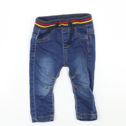 Nutmeg Boys Blue   Capri Jeans Size 3-6 Months