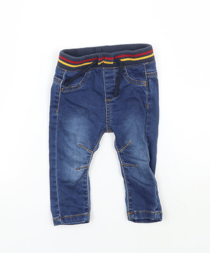 Nutmeg Boys Blue   Capri Jeans Size 3-6 Months