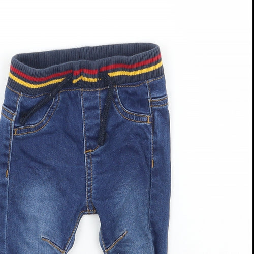 Nutmeg Boys Blue   Capri Jeans Size 3-6 Months