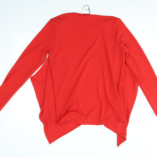 Matalan Womens Red   Cardigan Jumper Size 12