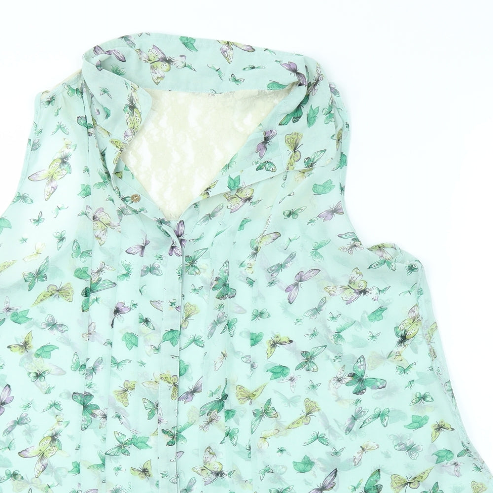 Preworn Womens Multicoloured Floral  Basic Blouse Size M