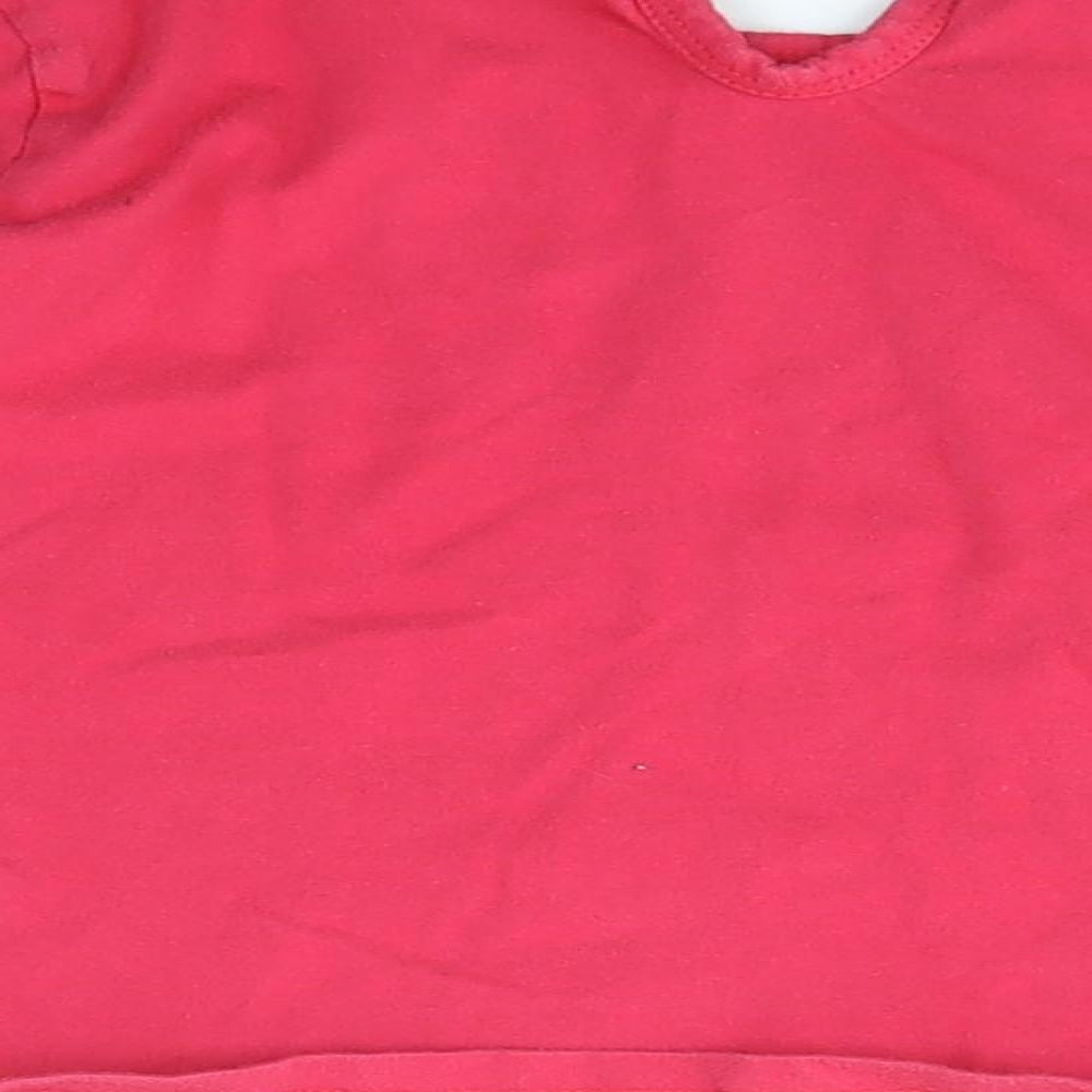 UTTAM KIDS Girls Pink   Basic T-Shirt Size 6-7 Years