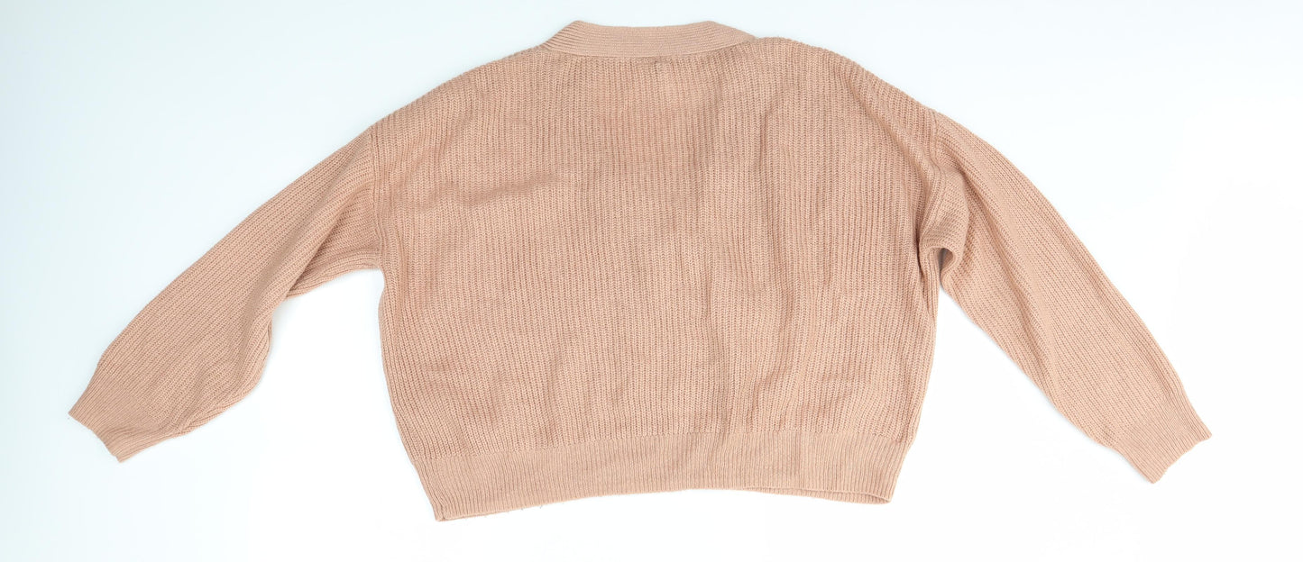 H&M Womens Pink   Pullover Jumper Size M