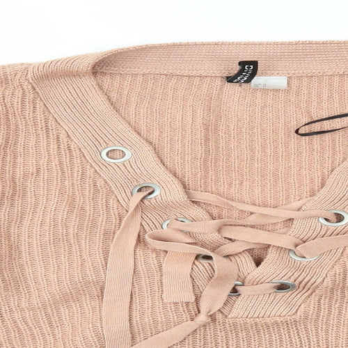 H&M Womens Pink   Pullover Jumper Size M