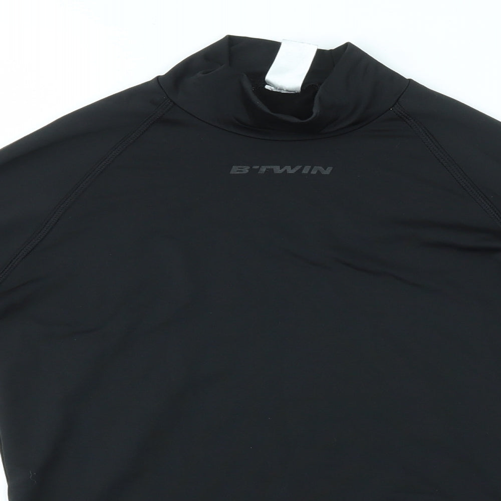 DECATHLON Womens Black   Basic T-Shirt Size M