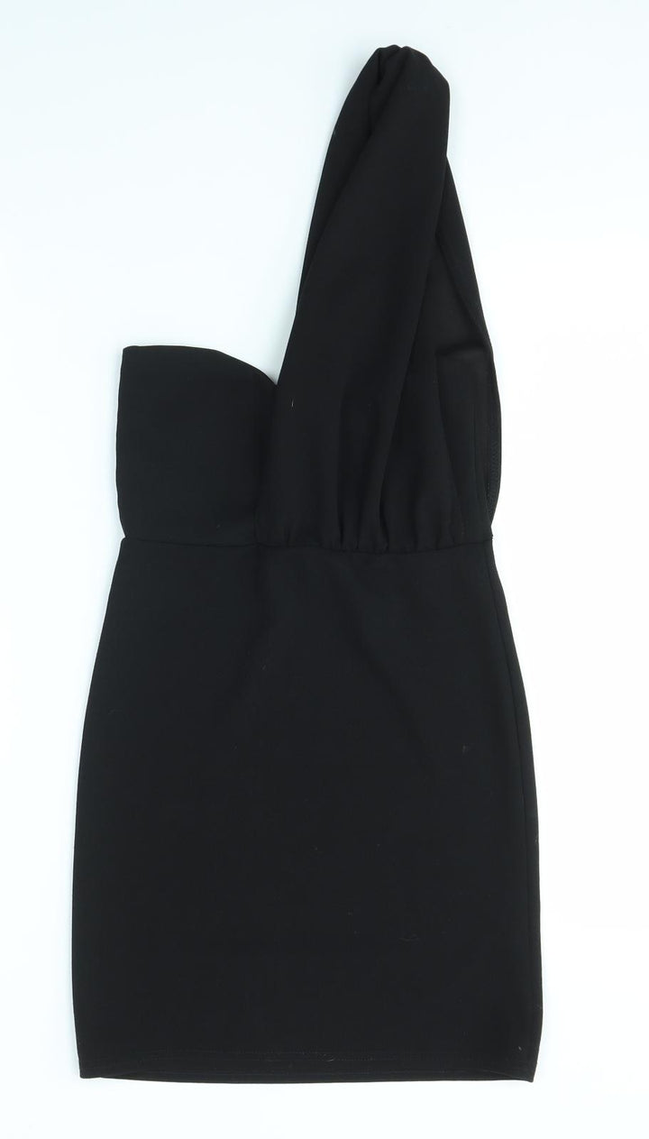 PRETTYLITTLETHING Womens Black Bodycon Size 6