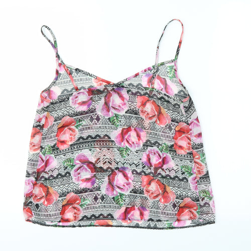 Primark Womens Multicoloured Floral  Camisole Tank Size 10
