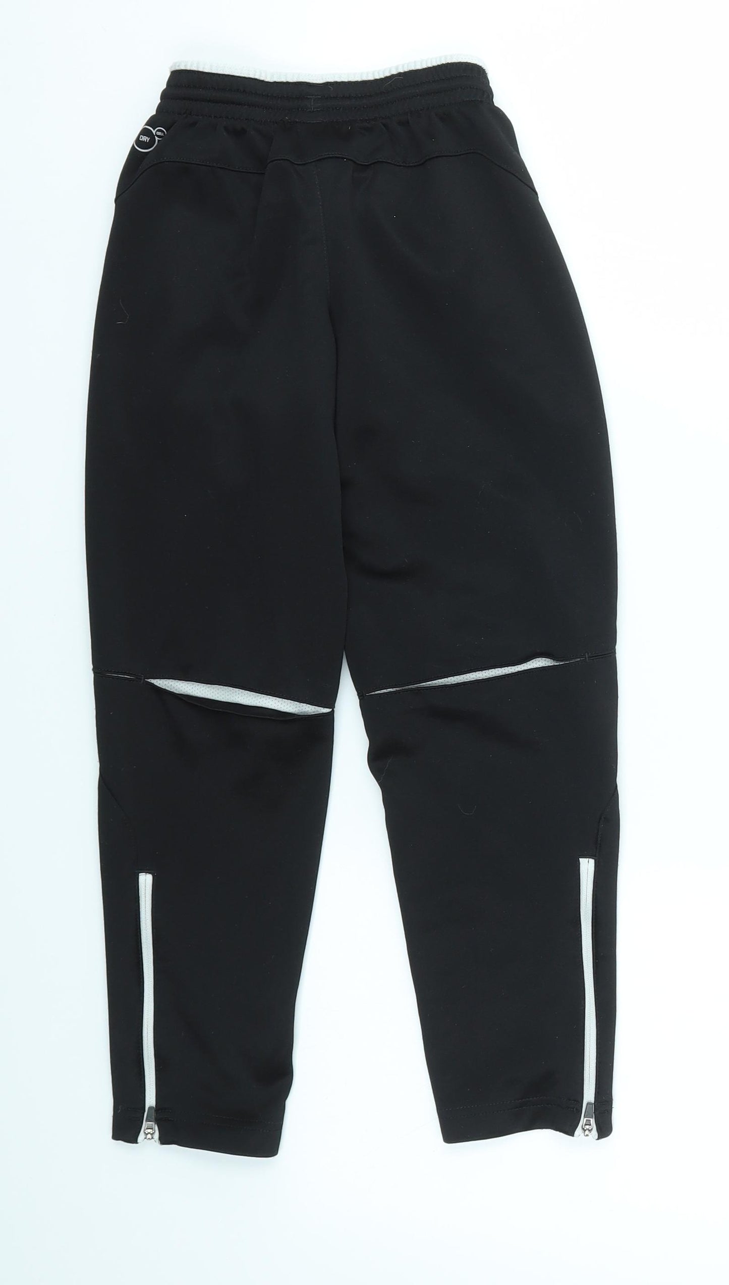 PUMA Boys Black   Jogger Trousers Size 7-8 Years