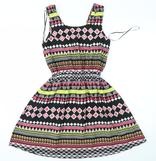Front view of Primark women’s multicoloured a-line, size UK 6