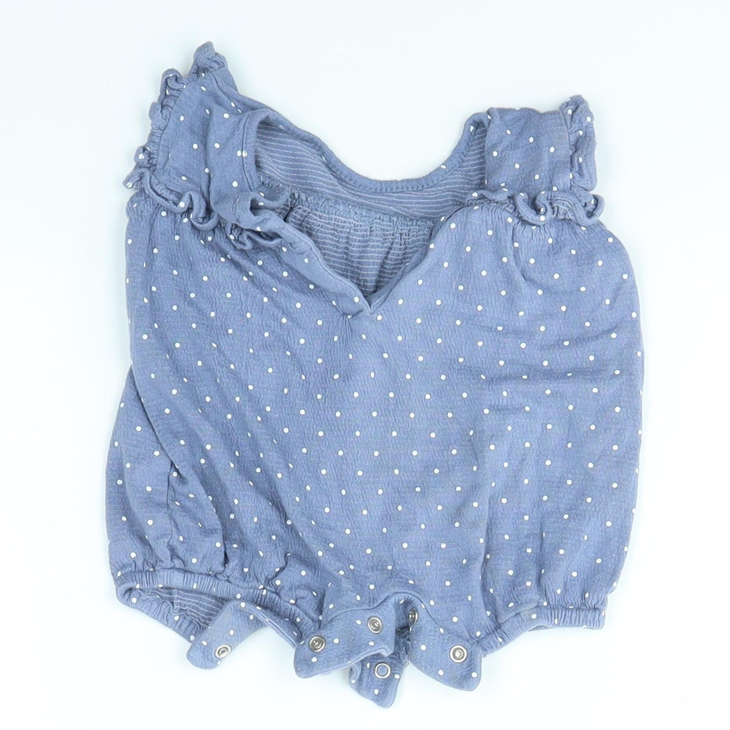 George Baby Blue   Basic Blouse Size 0-3 Months