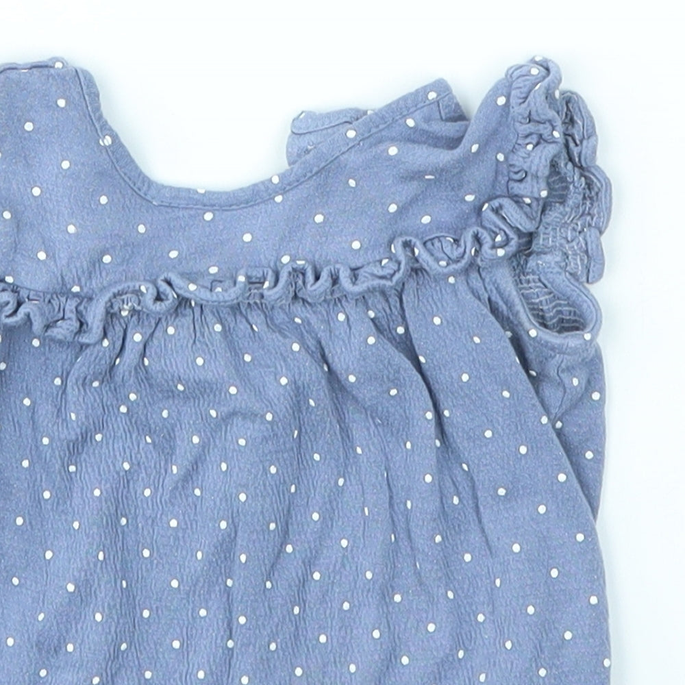 George Baby Blue   Basic Blouse Size 0-3 Months