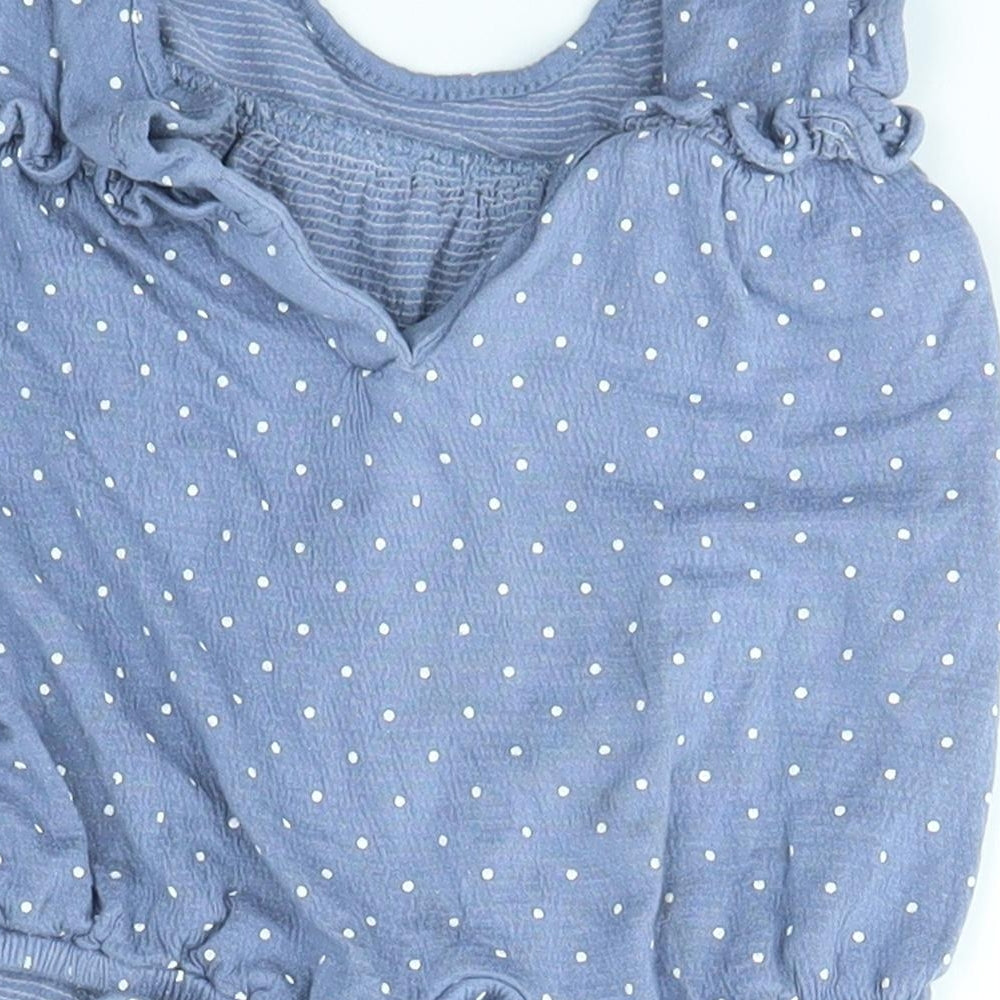 George Baby Blue   Basic Blouse Size 0-3 Months