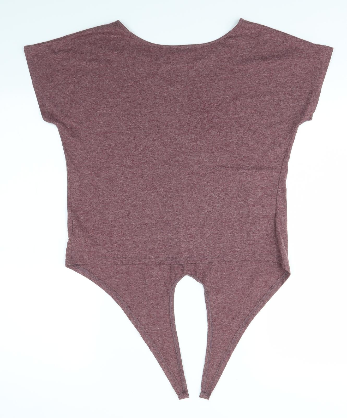 New Look Womens Purple   Basic T-Shirt Size 8