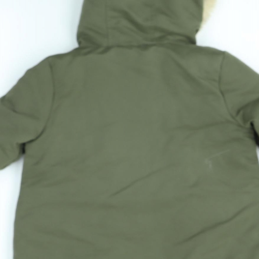 George Girls Green   Overcoat Coat Size 2-3 Years