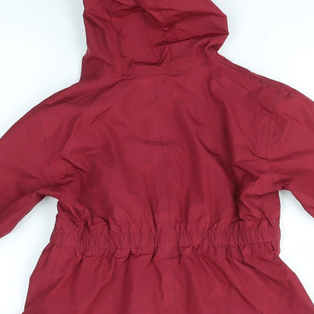 Regatta Girls Red   Rain Coat Coat Size 7-8 Years
