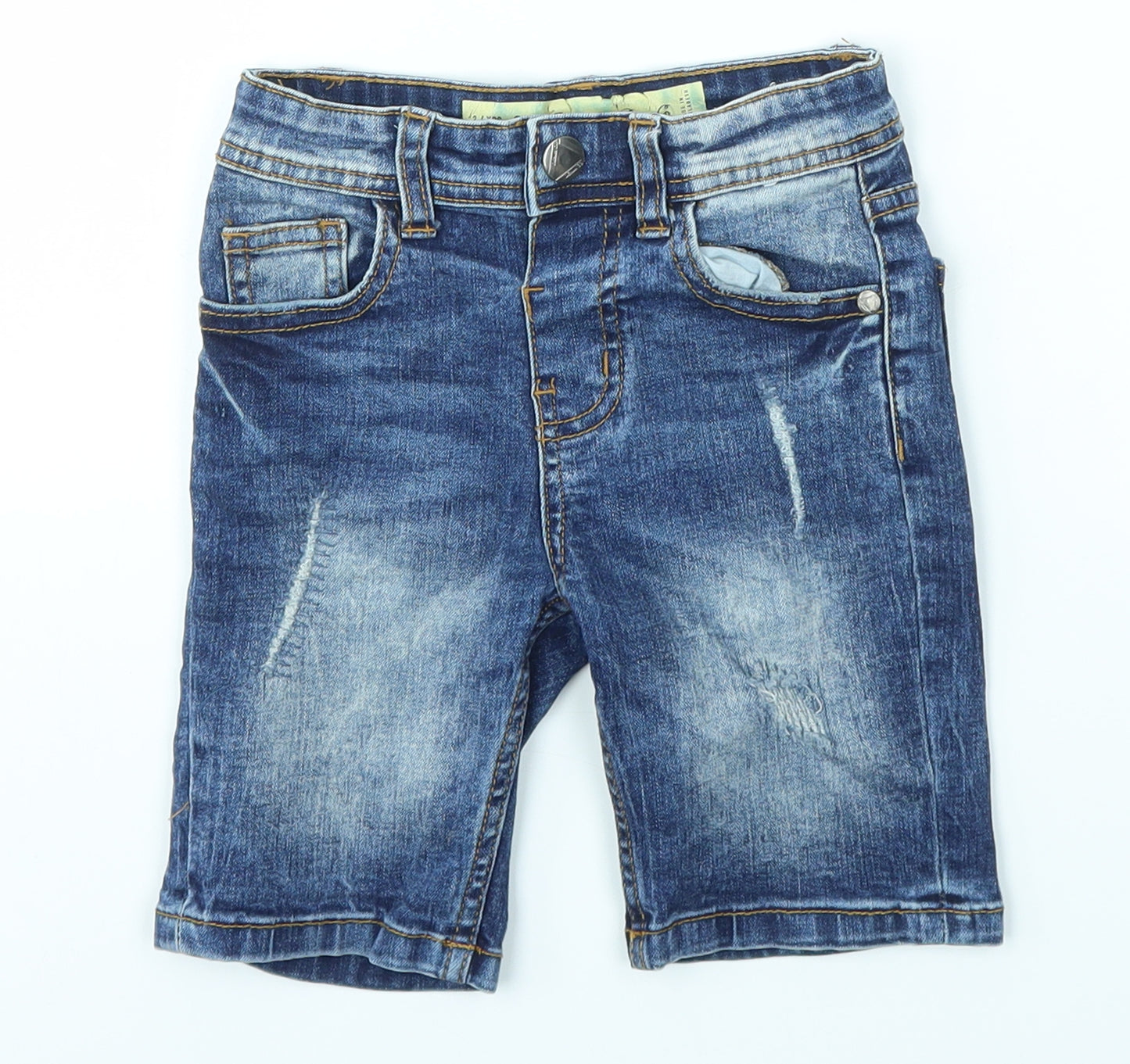 Primark Boys Blue   Chino Shorts Size 3-4 Years