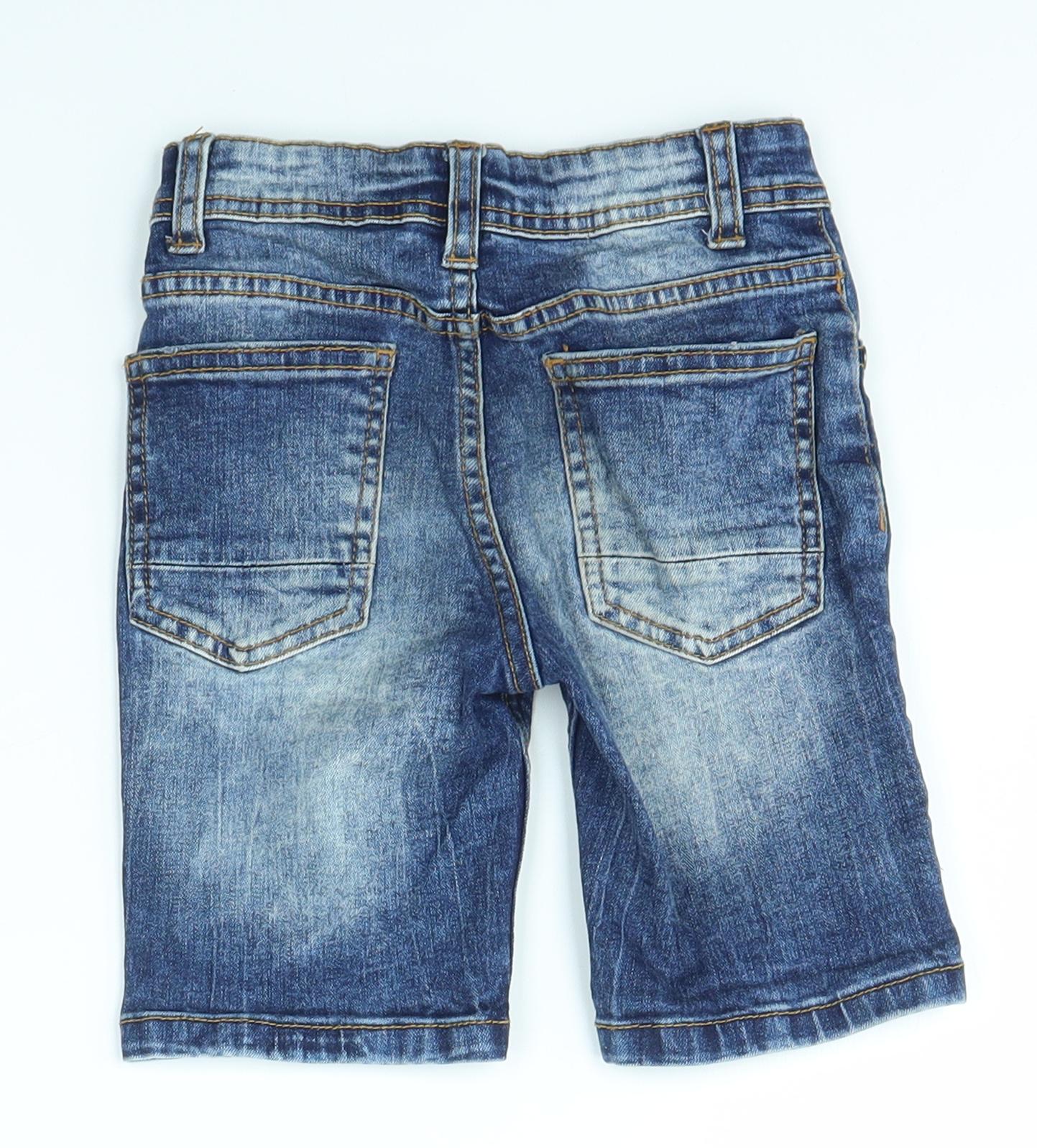 Primark Boys Blue   Chino Shorts Size 3-4 Years