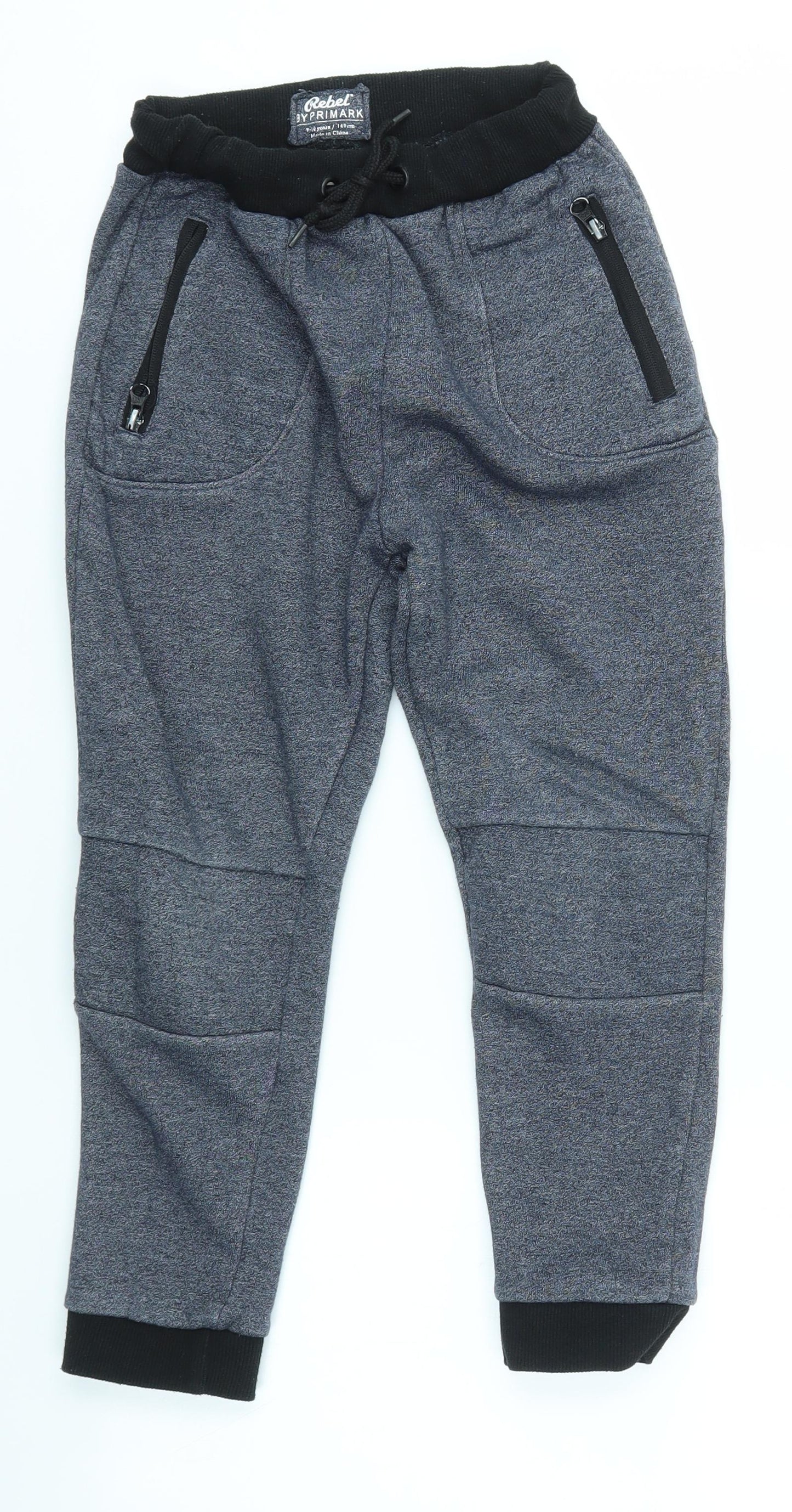 Primark Boys Grey   Jogger Trousers Size 9 Years