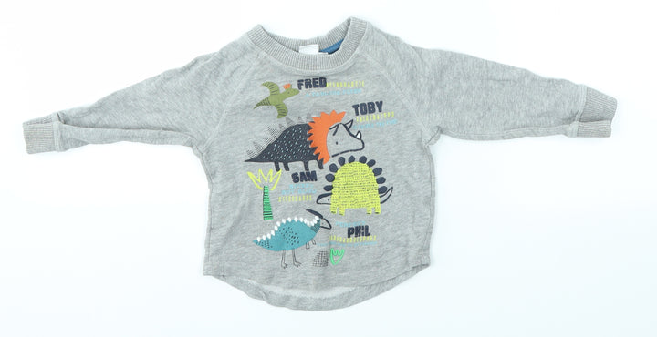 Mini Club Baby Grey Pullover Jumper Size 18-24 Months