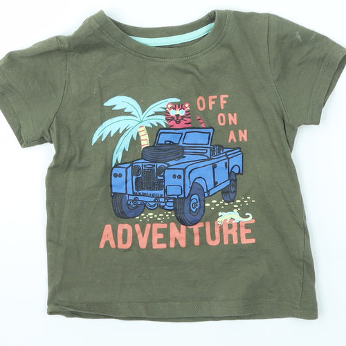 Primark Baby Green   Basic T-Shirt Size 18-24 Months