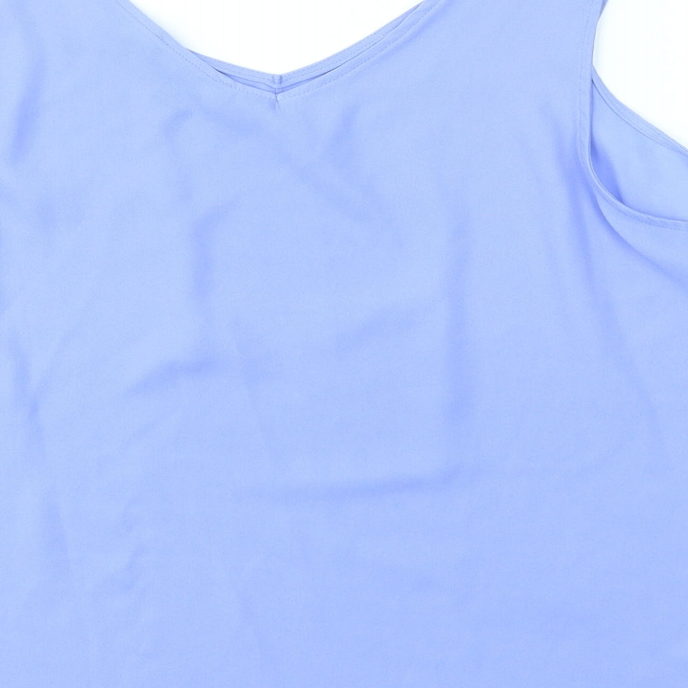 Primark Womens Blue   Basic Tank Size 16
