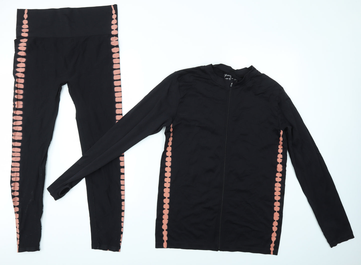 WORKOUT Womens Black   Full Zip Jumper Size 18