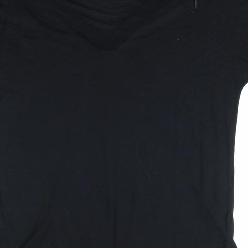 M&S Womens Black   Basic Polo Size 14