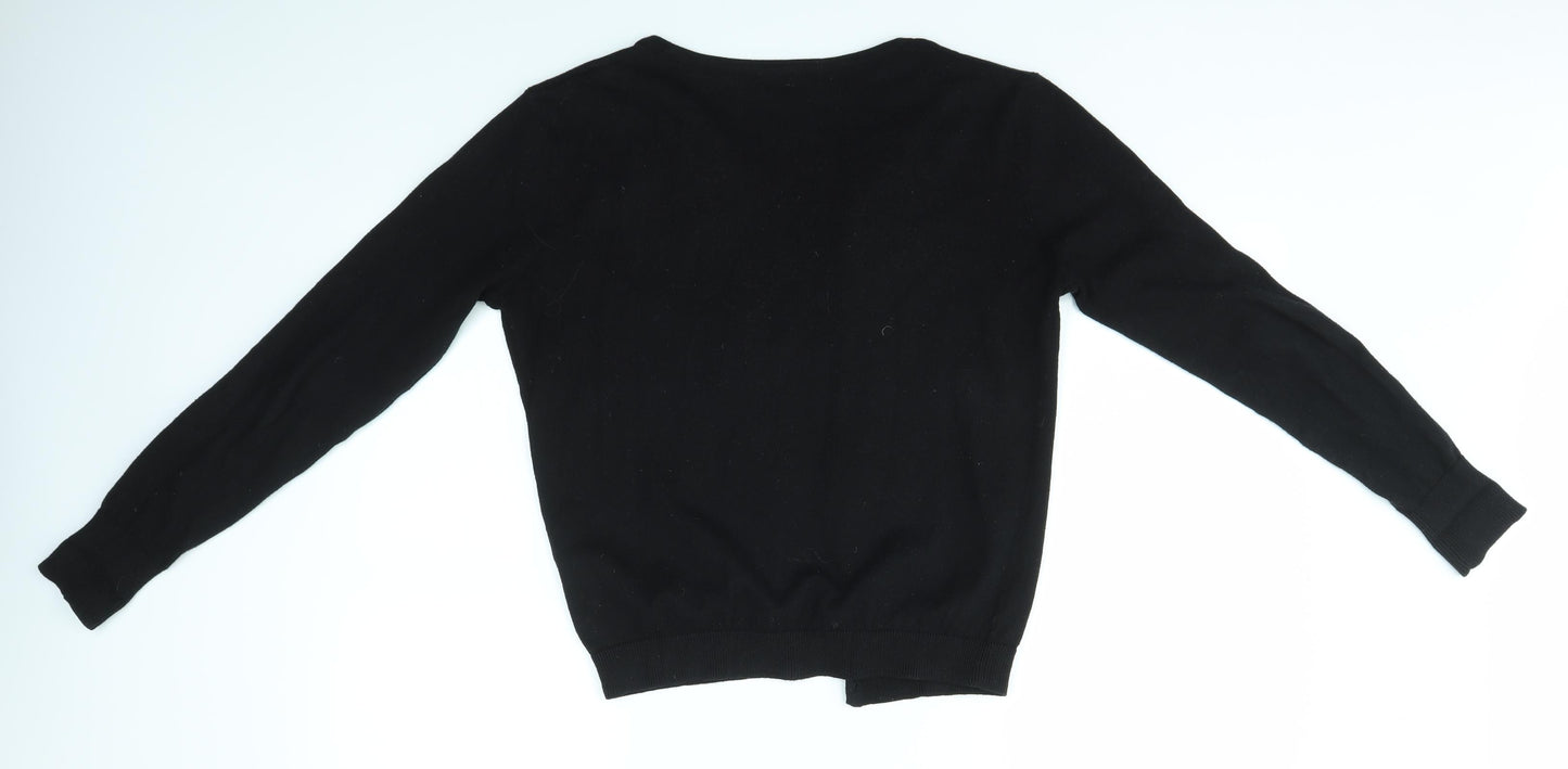 Primark Womens Black   Cardigan Jumper Size 12
