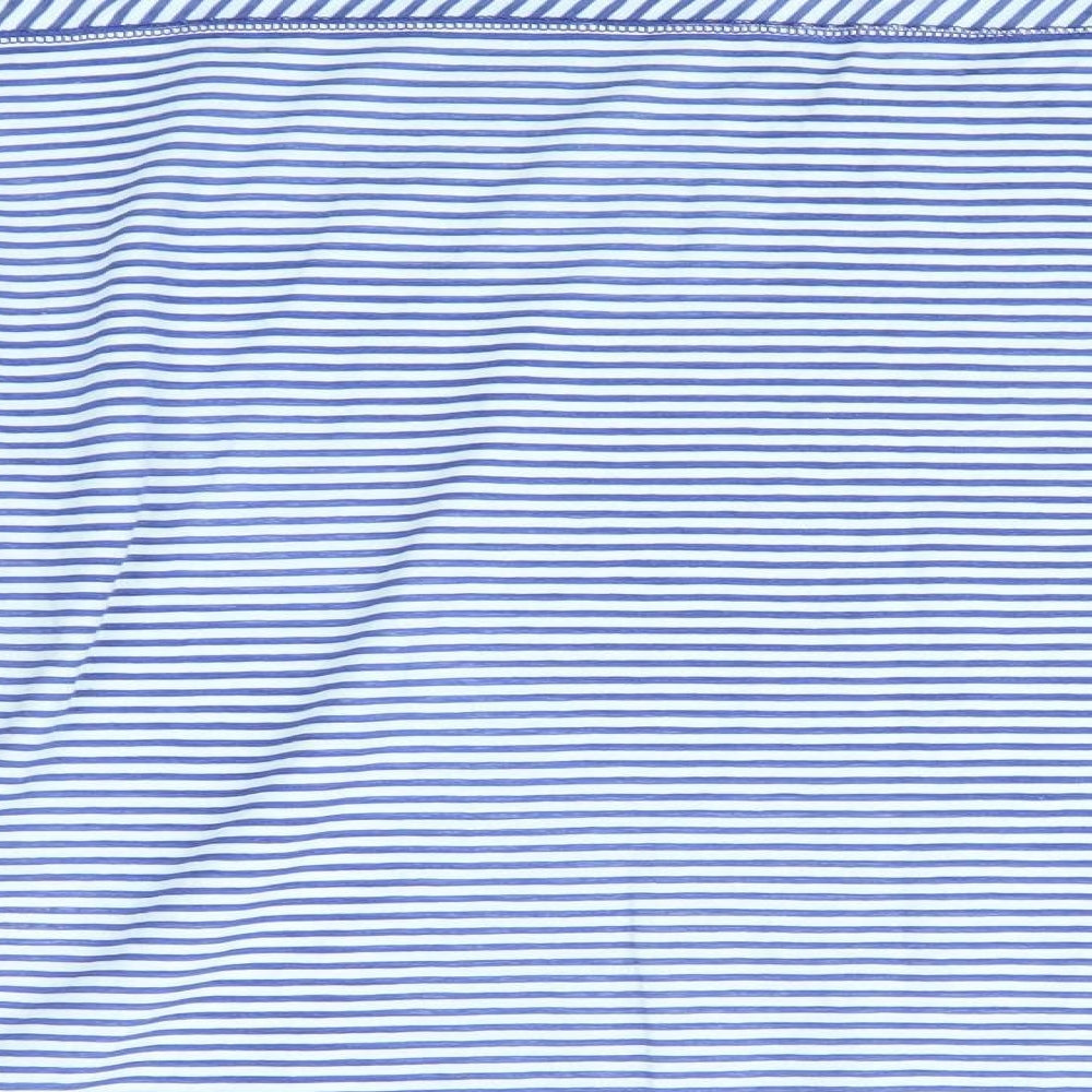 NEXT Womens Blue Striped  Basic T-Shirt Size 12