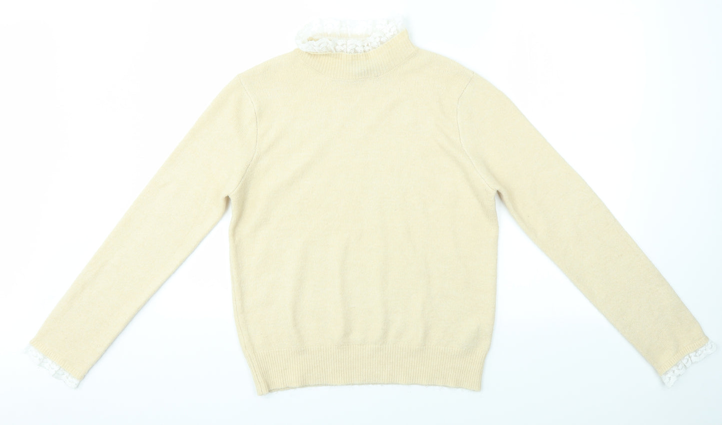 Primark Womens Ivory   Pullover Jumper Size M