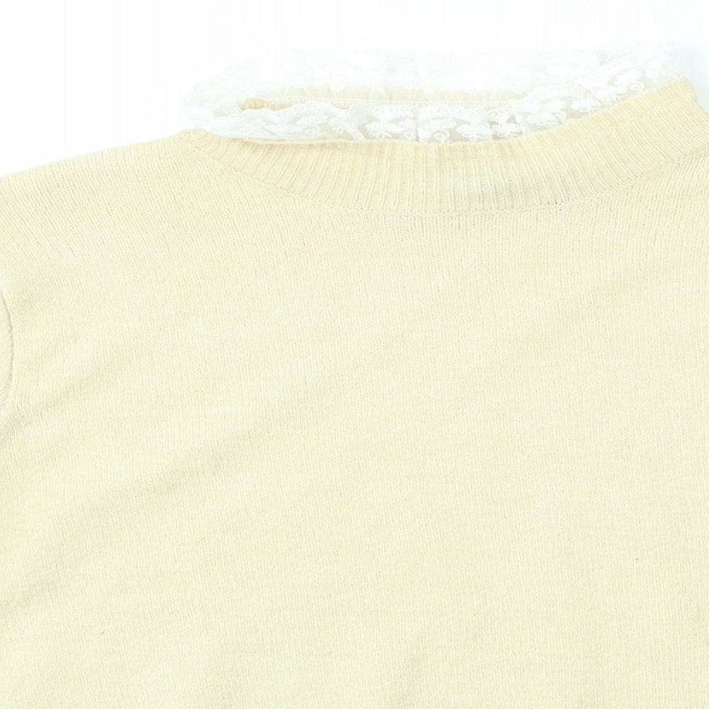 Primark Womens Ivory   Pullover Jumper Size M