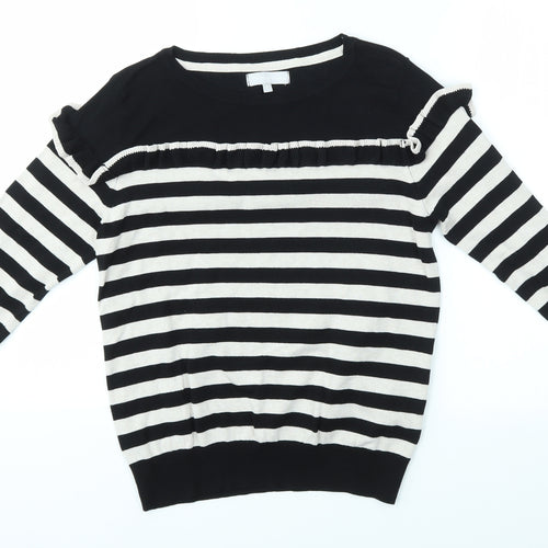 REDHERRING Womens Multicoloured Striped  Pullover Jumper Size 12