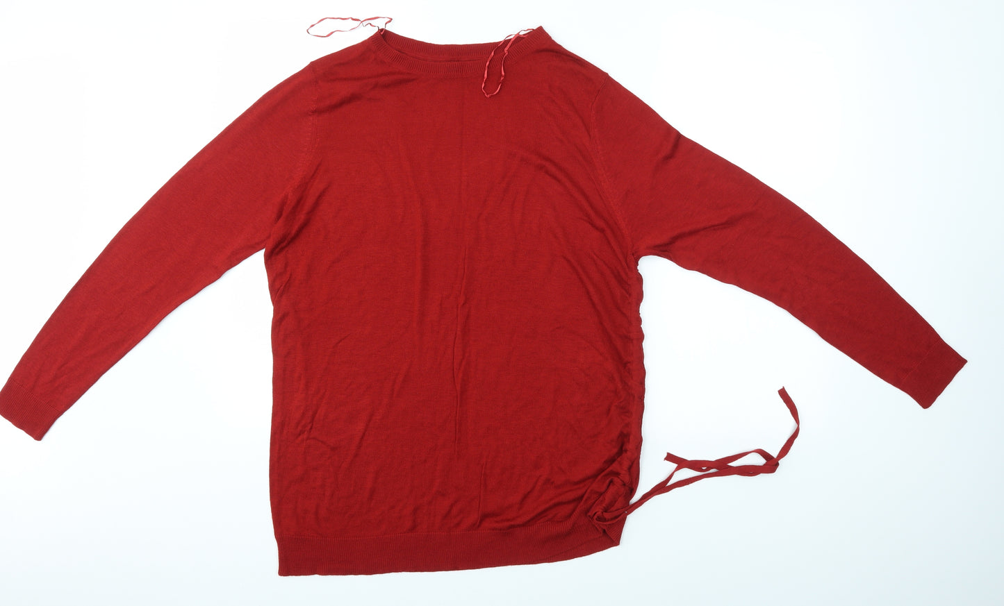 Peacocks Womens Red   Pullover Jumper Size 18