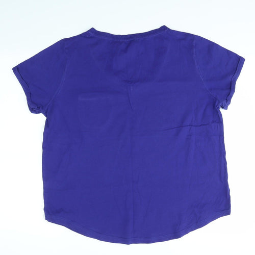 Very Womens Blue   Basic T-Shirt Size 18