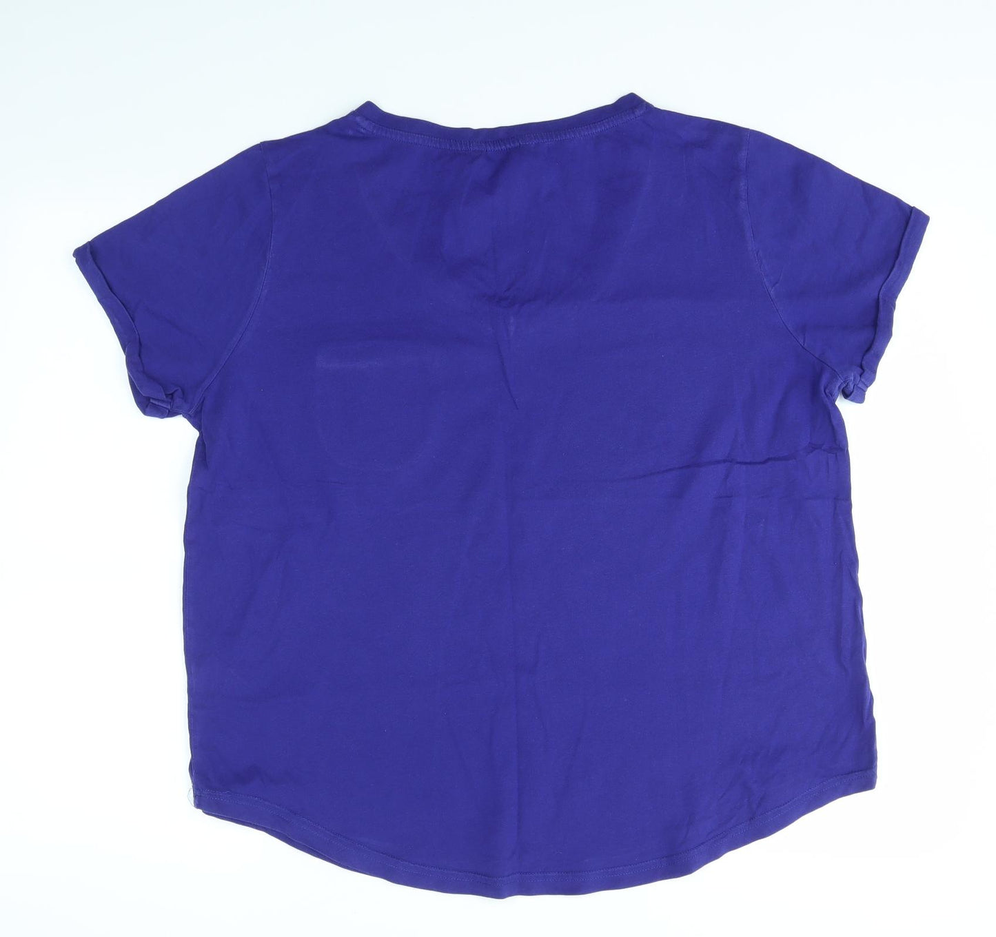 Very Womens Blue   Basic T-Shirt Size 18