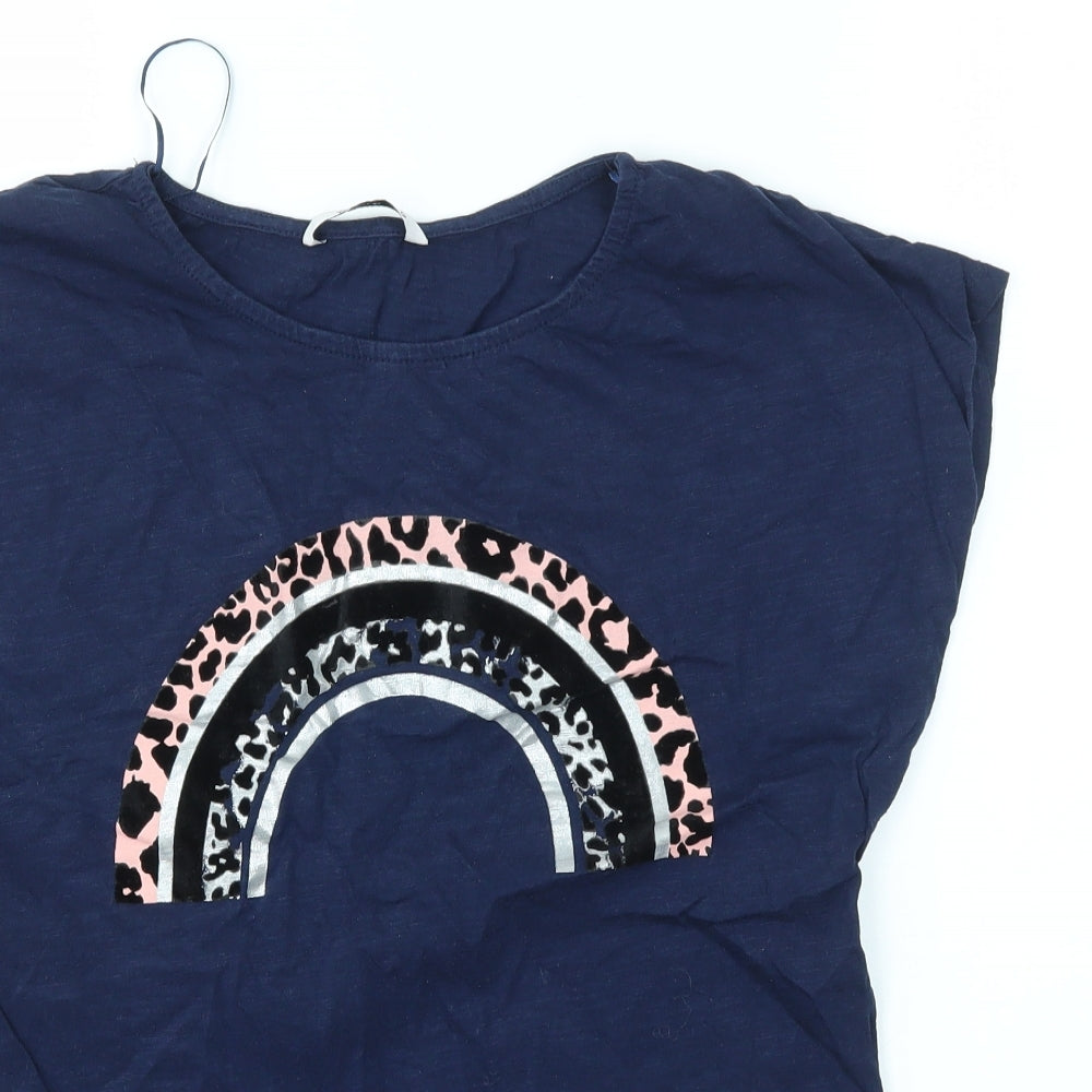 TU Womens Blue   Basic T-Shirt Size 12
