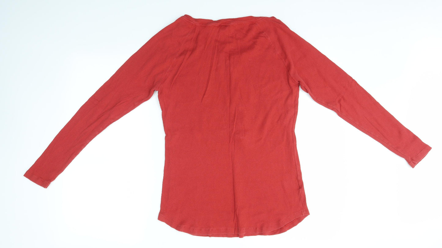 MATALAM Womens Red   Basic Blouse Size 18