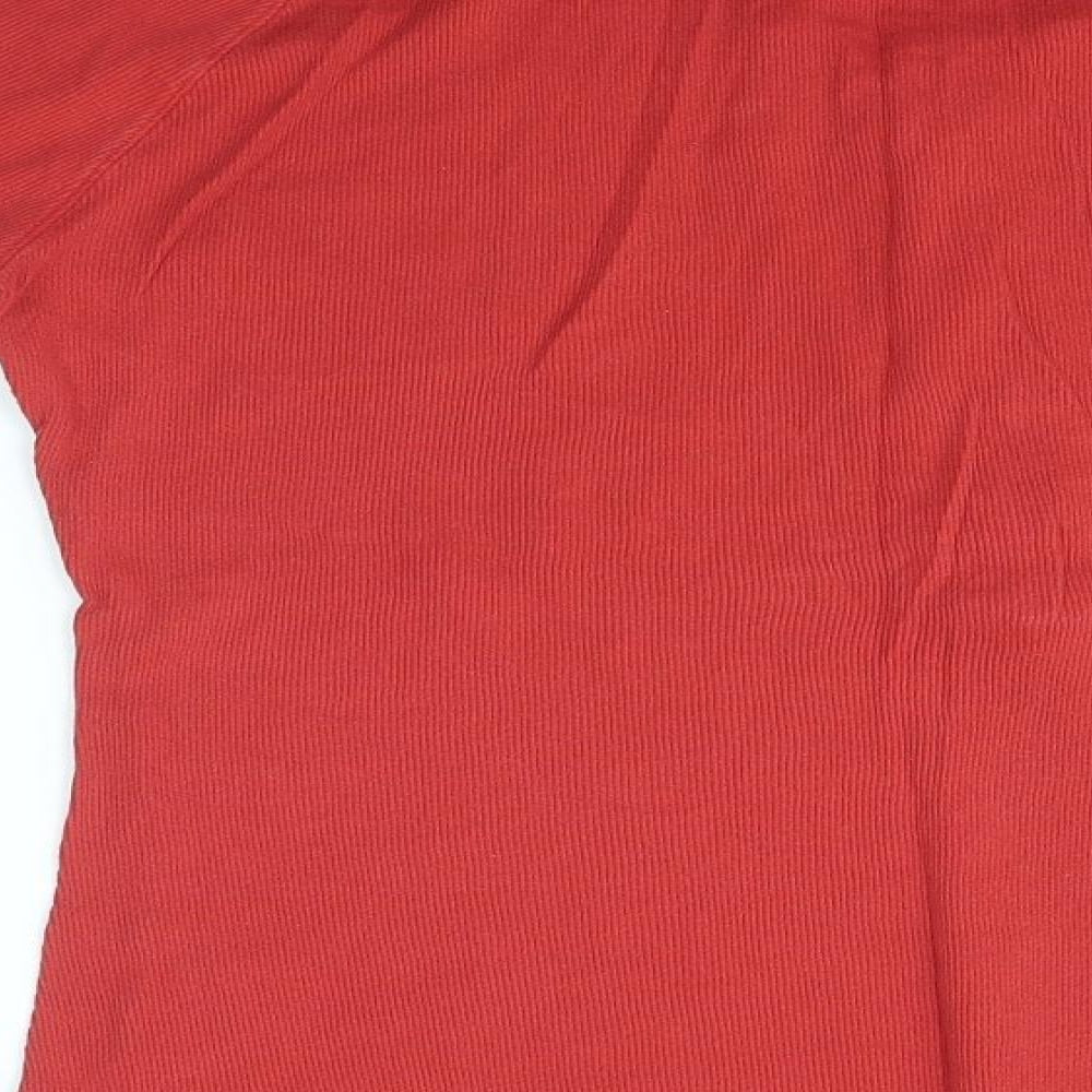 MATALAM Womens Red   Basic Blouse Size 18