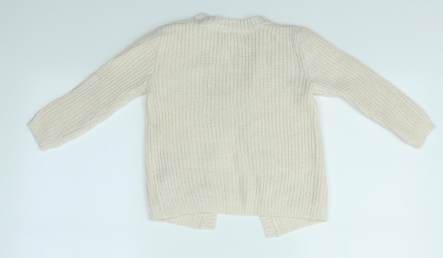 Primark Girls Pink   Cardigan Jumper Size 5-6 Years