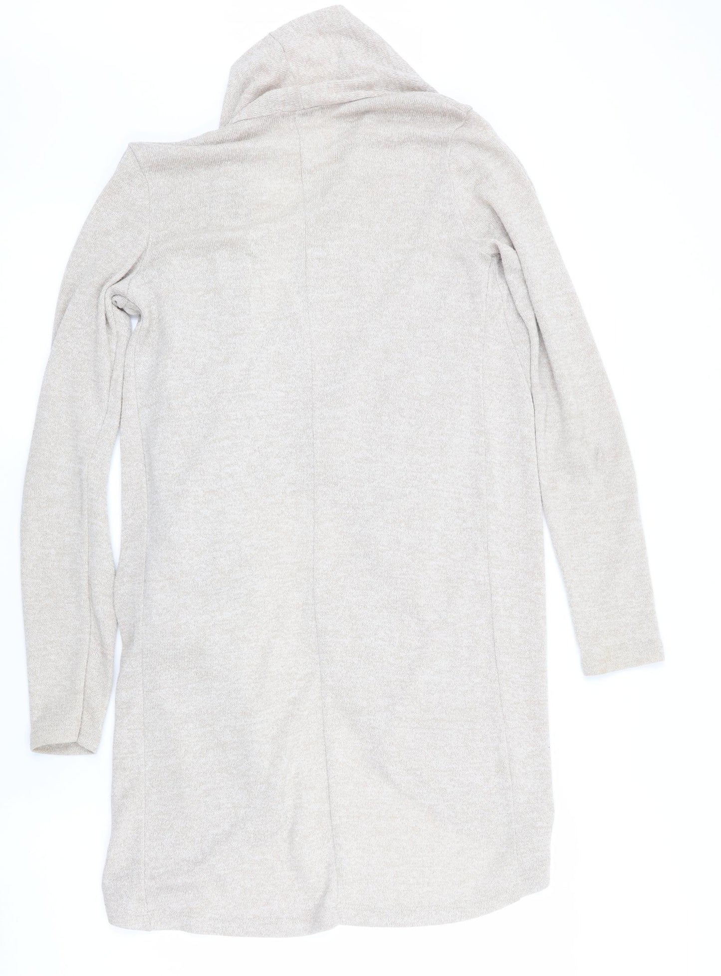 WAT G Womens Beige   Cardigan Jumper Size S  - Waterfall Cardigan