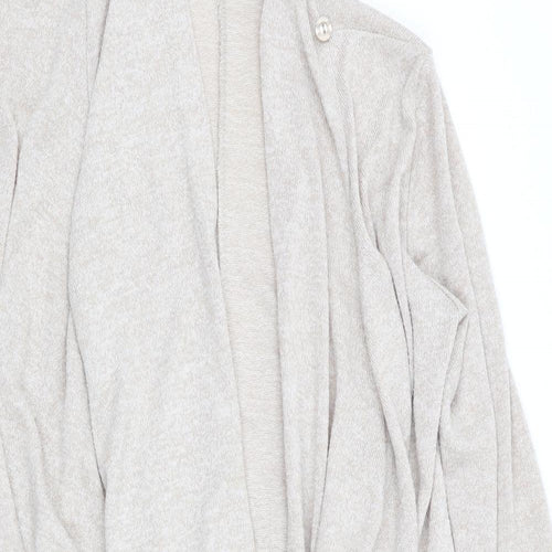 WAT G Womens Beige   Cardigan Jumper Size S  - Waterfall Cardigan