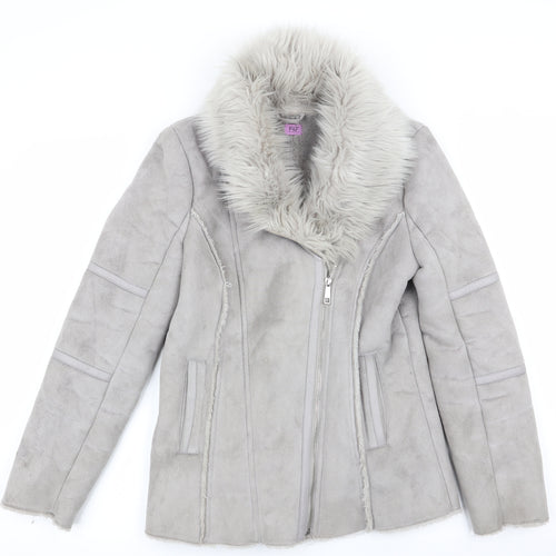 Florence and Fred Womens Grey   Overcoat Coat