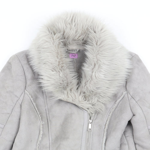 Florence and Fred Womens Grey   Overcoat Coat