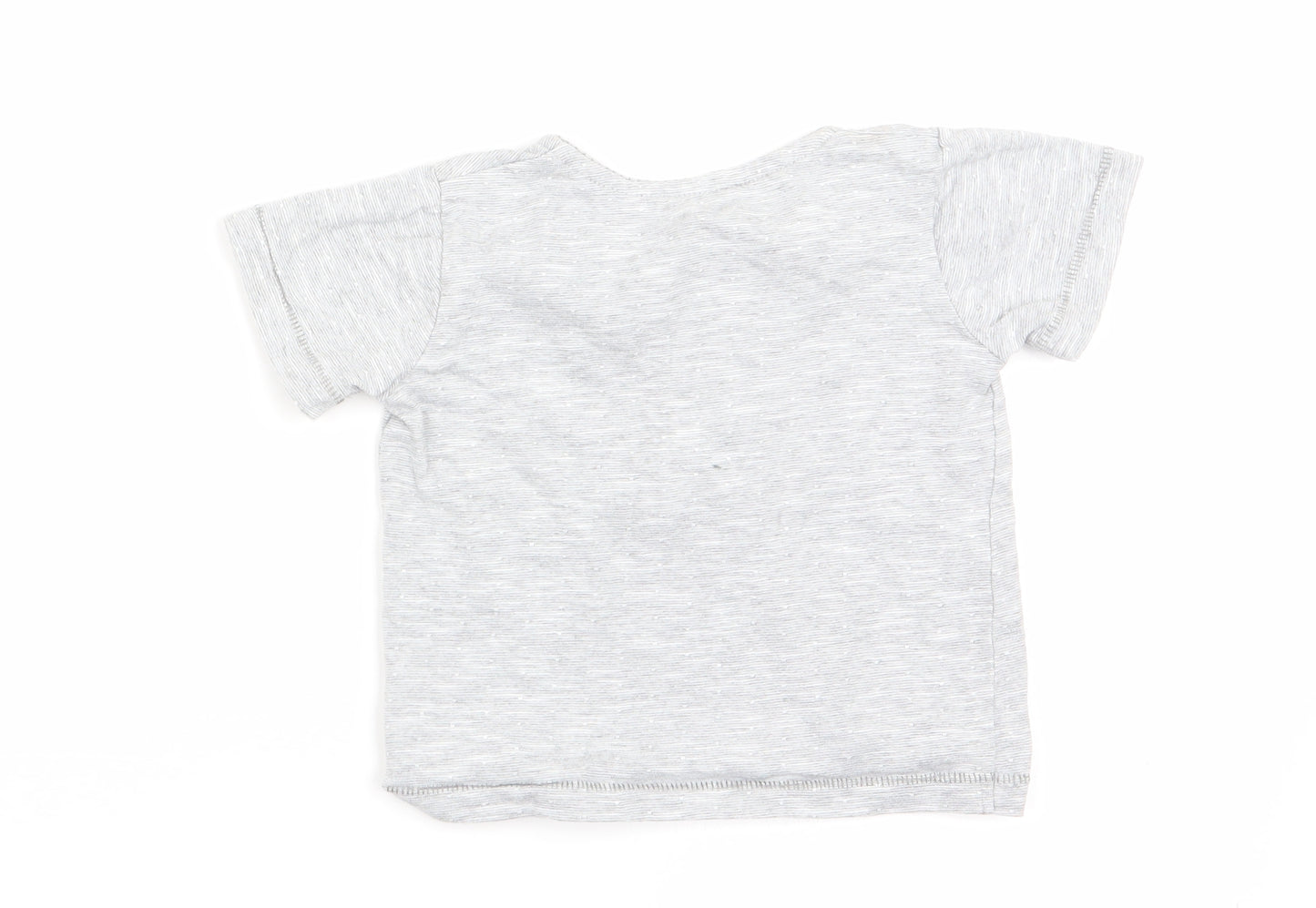 George Boys Grey   Basic T-Shirt Size 0-3 Months