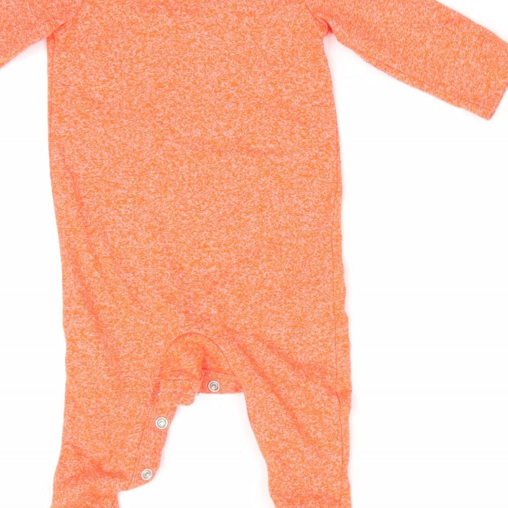 Fred & Flo Boys Orange   Babygrow One-Piece Size 0-3 Months  - Halloween